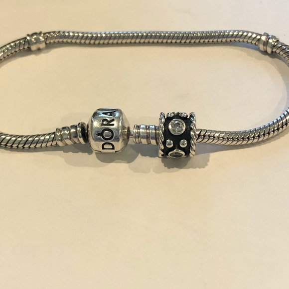 💕3/$85 925 Oxidized Sterling Silver & CZ Charm - Picture 5 of 13